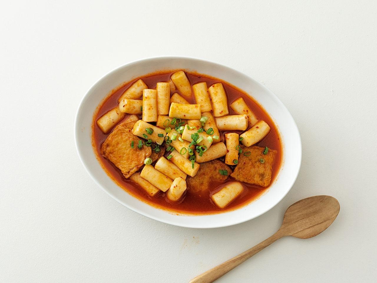 얼큰국물떡볶이(소화잘되는 쌀떡)